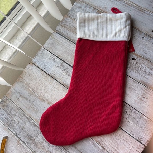 NWT St. Nicholas Square Initial I knit stocking Large 19 inch long - Picture 3 of 4